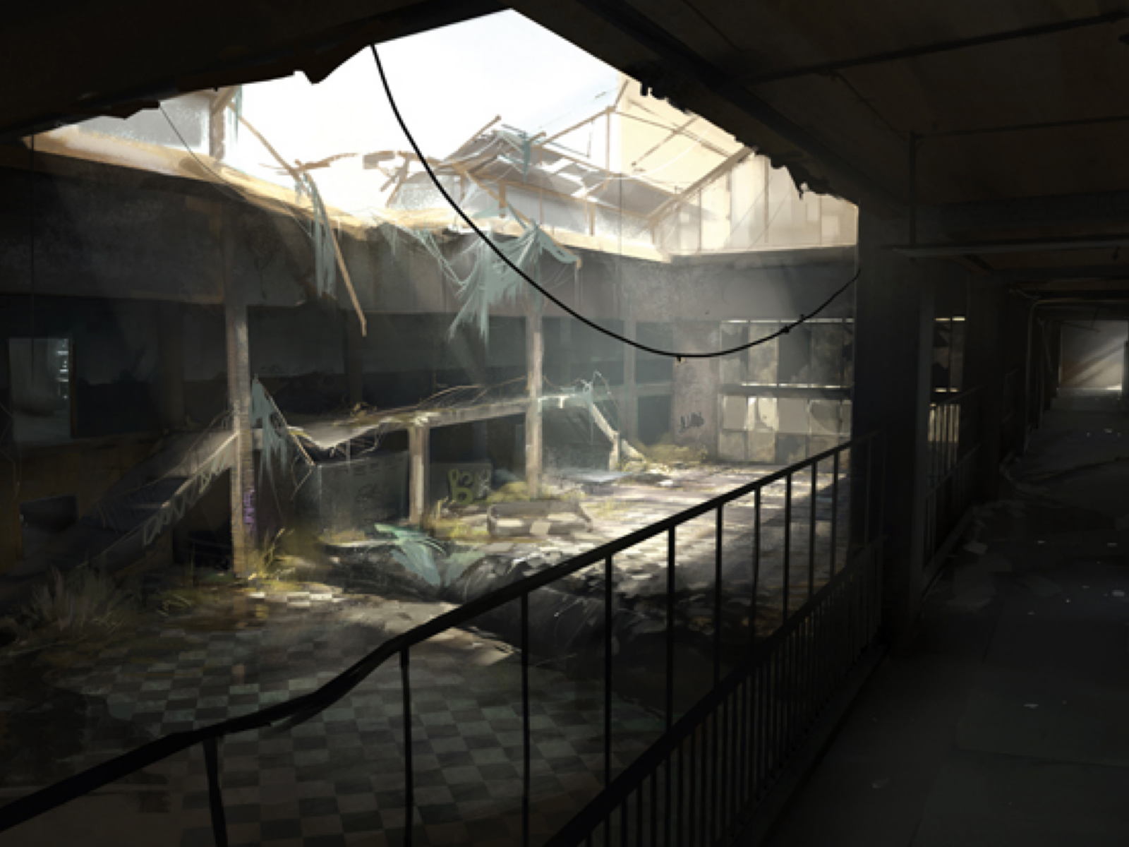 Electronic Arts concept art from undisclosed game.