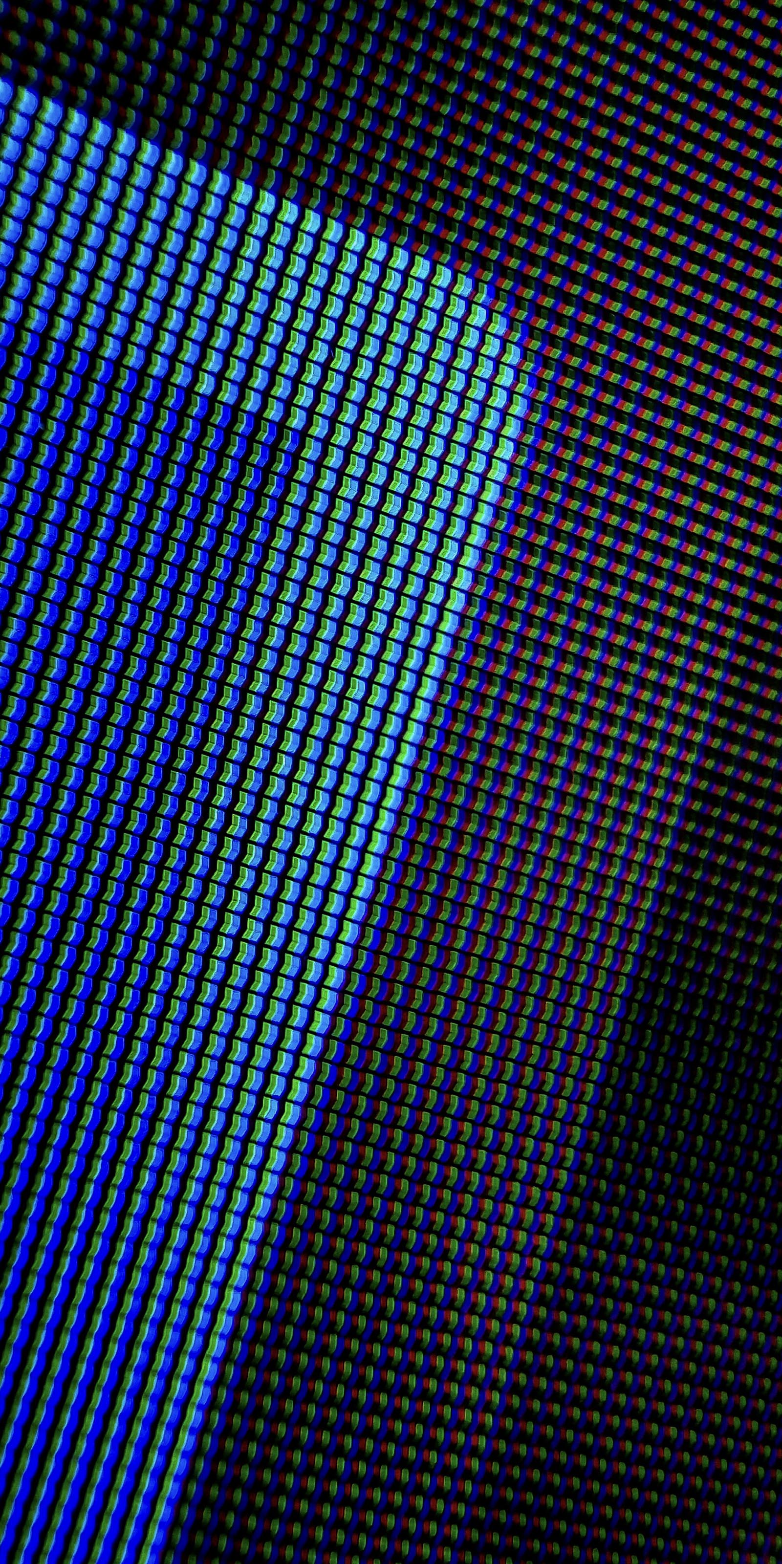 Closeup of an RGB screen.